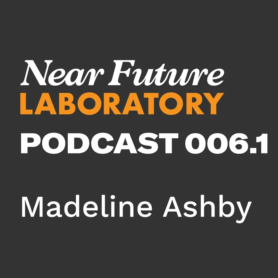 Near Future Laboratory Podcast Season {podcast.data.season} Episode {podcast.data.episode} titled {podcast.data.title}
