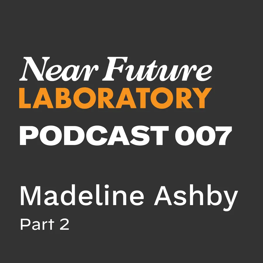 Near Future Laboratory Podcast Season {podcast.data.season} Episode {podcast.data.episode} titled {podcast.data.title}