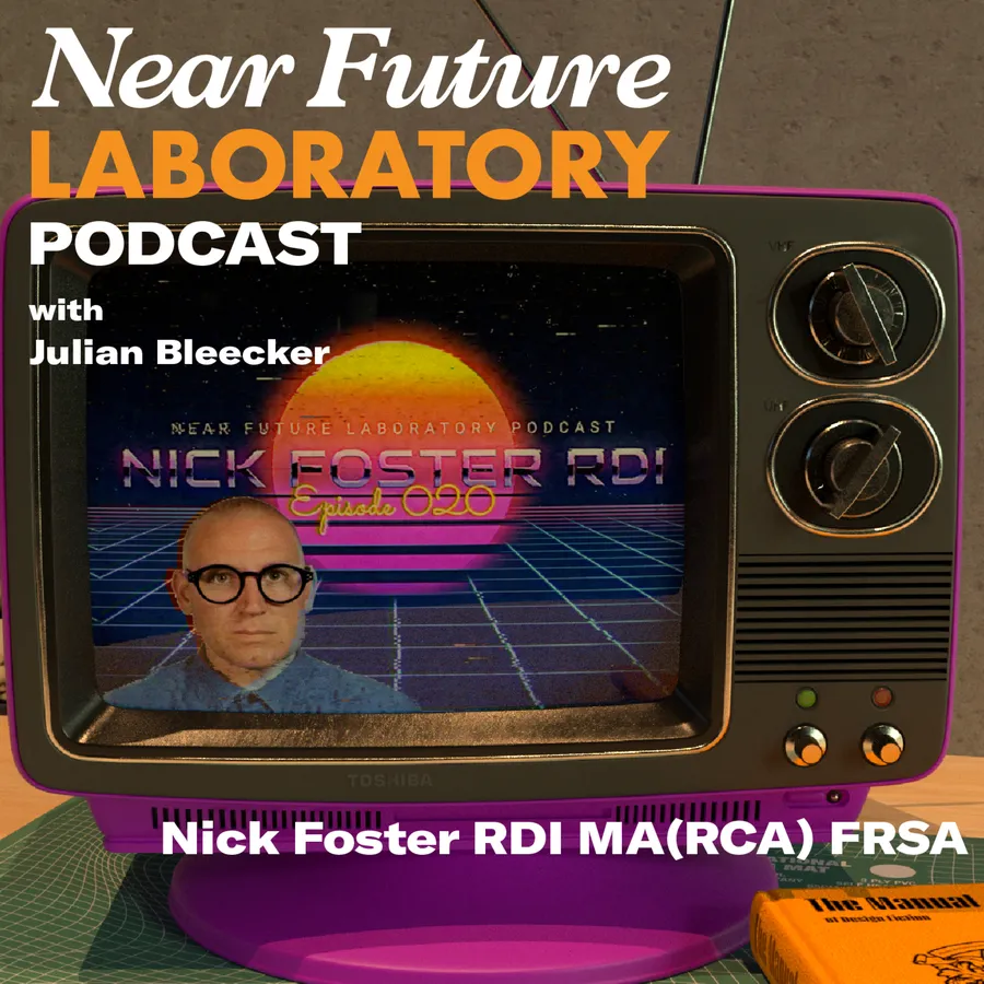 Near Future Laboratory Podcast Season {podcast.data.season} Episode {podcast.data.episode} titled {podcast.data.title}