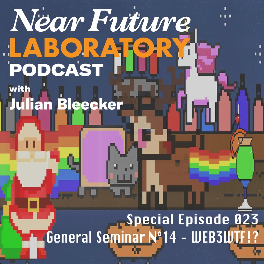 Near Future Laboratory Podcast Season {podcast.data.season} Episode {podcast.data.episode} titled {podcast.data.title}