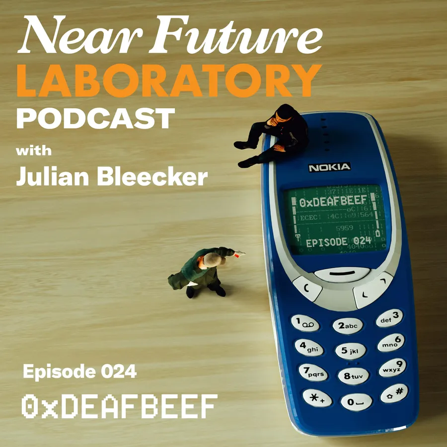 Near Future Laboratory Podcast Season {podcast.data.season} Episode {podcast.data.episode} titled {podcast.data.title}