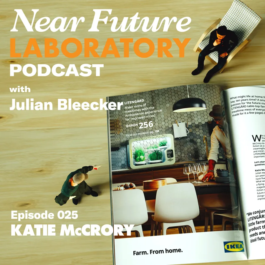Near Future Laboratory Podcast Season {podcast.data.season} Episode {podcast.data.episode} titled {podcast.data.title}