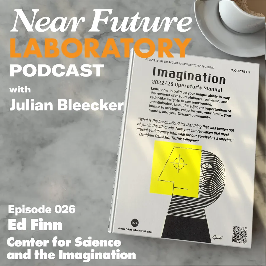 Near Future Laboratory Podcast Season {podcast.data.season} Episode {podcast.data.episode} titled {podcast.data.title}