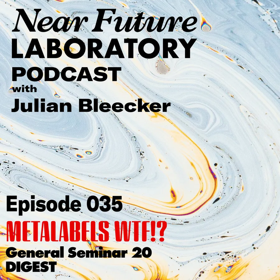 Near Future Laboratory Podcast Season {podcast.data.season} Episode {podcast.data.episode} titled {podcast.data.title}