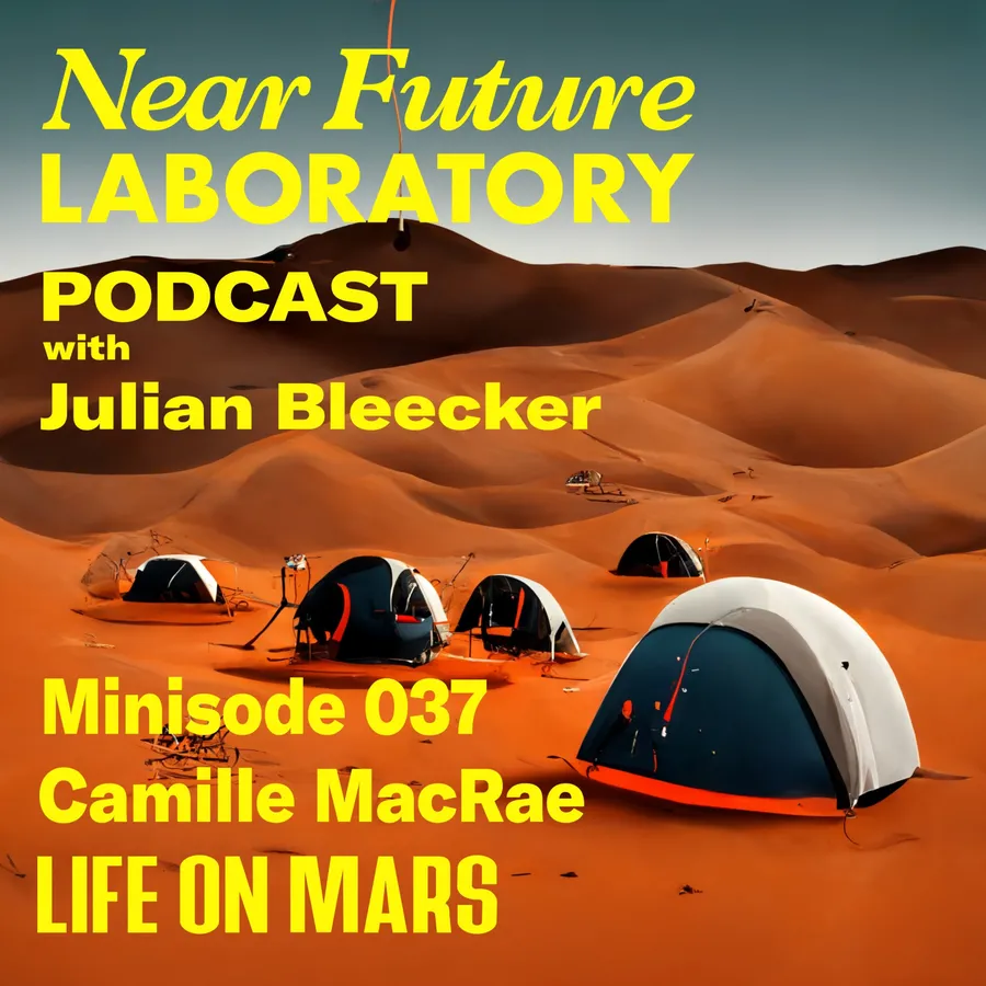 Near Future Laboratory Podcast Season {podcast.data.season} Episode {podcast.data.episode} titled {podcast.data.title}