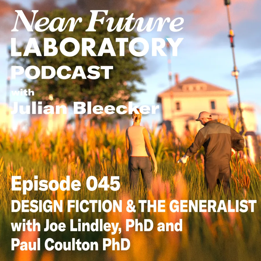 Near Future Laboratory Podcast Season {podcast.data.season} Episode {podcast.data.episode} titled {podcast.data.title}