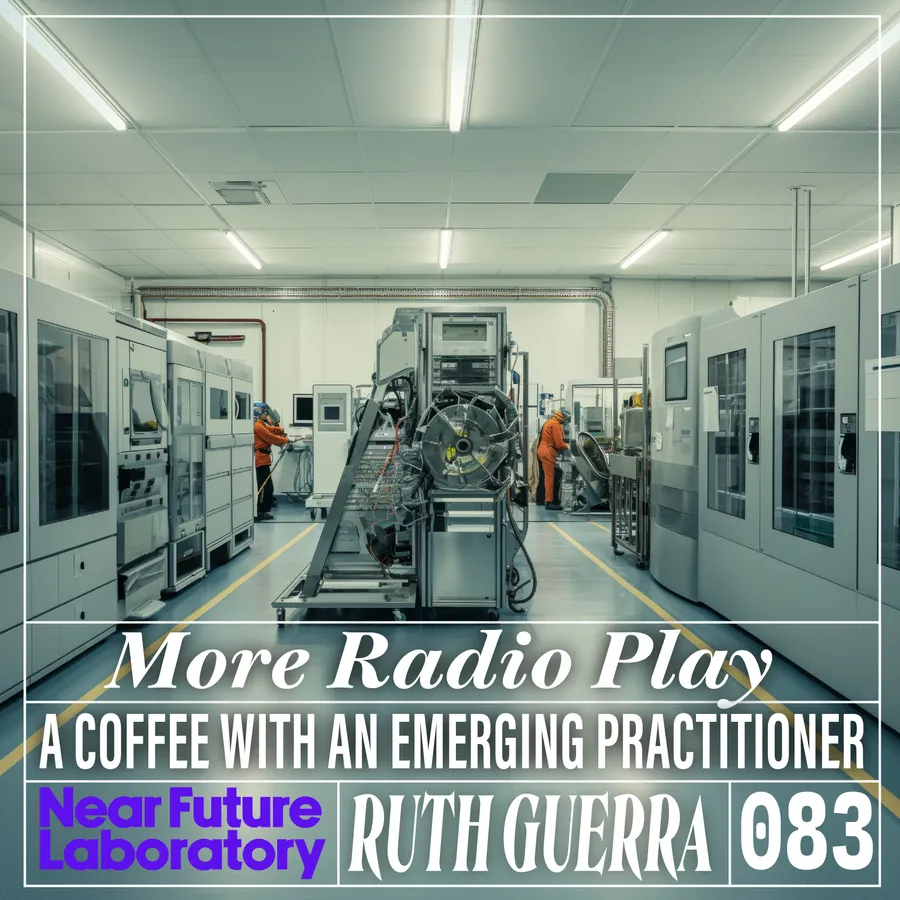Near Future Laboratory Podcast Season {podcast.data.season} Episode {podcast.data.episode} titled {podcast.data.title}